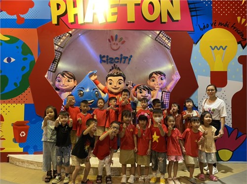 Một ngày vui chơi của các bé trường MN Bình Minh tại khu vui chơi Kizciti